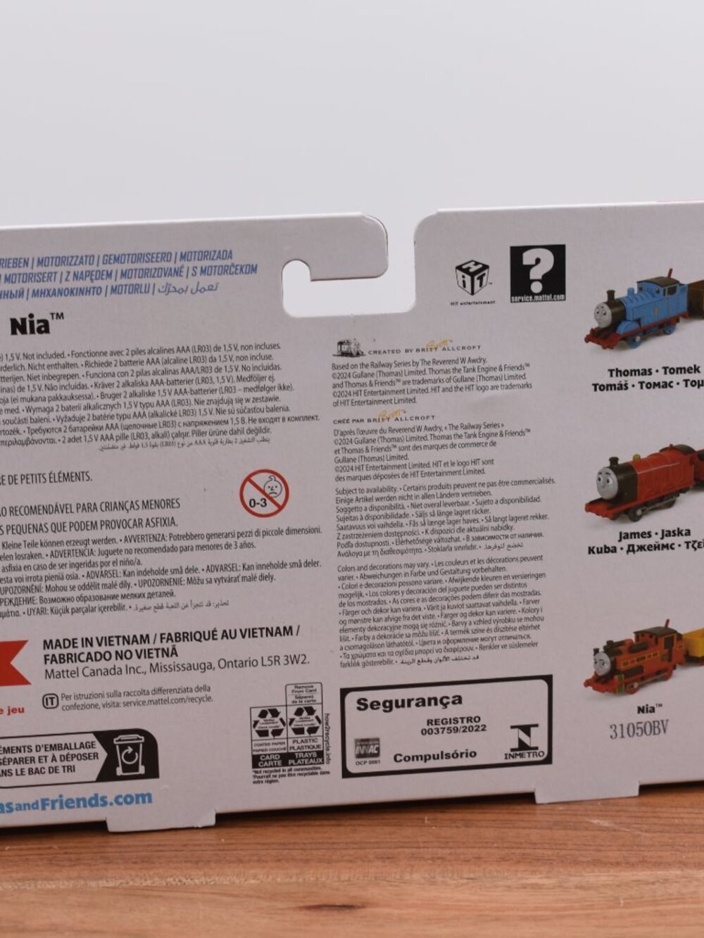 Nia 18 Motorized Train Fisher Price 2024 Thomas and Friends Battery Operated New - Picture 7 of 7